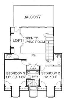 upper floor house blueprint