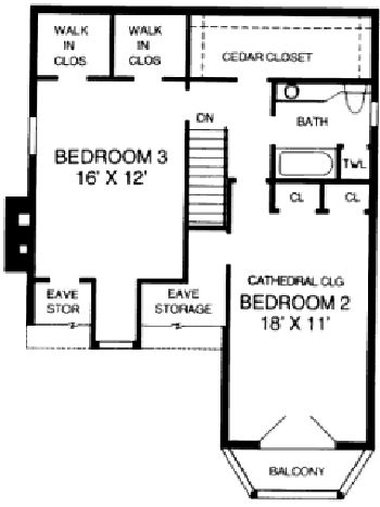 upper floor house blueprint