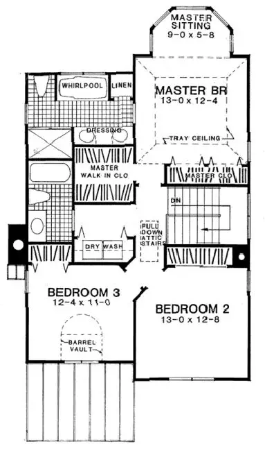 upper floor house blueprint
