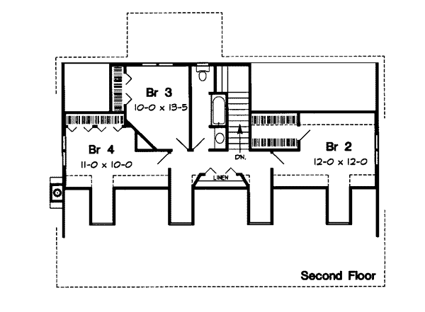 upper floor house blueprint