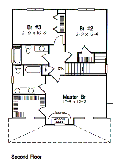 upper floor house blueprint