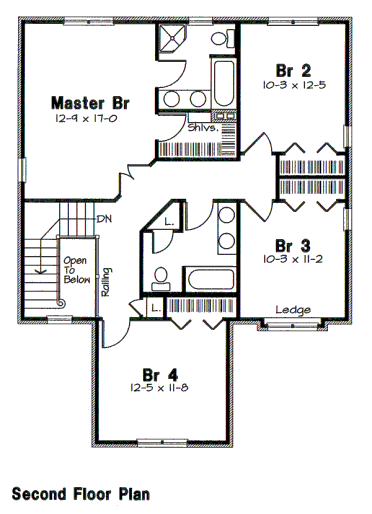 upper floor house blueprint