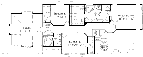 upper floor house blueprint