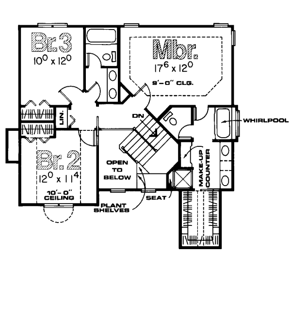 upper floor house blueprint