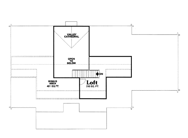upper floor house blueprint