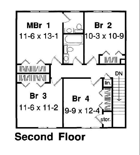 upper floor house blueprint