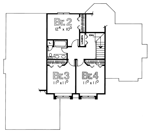 upper floor house blueprint