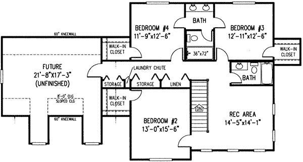 upper floor house blueprint