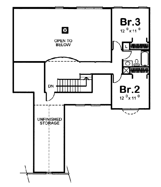 upper floor house blueprint