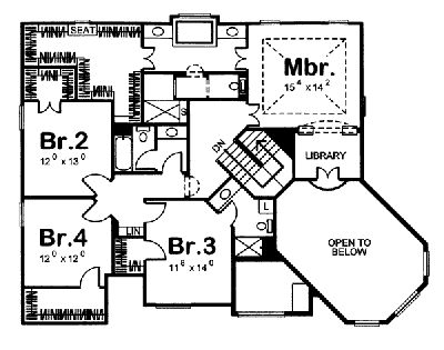 upper floor house blueprint