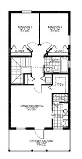 upper floor house blueprint