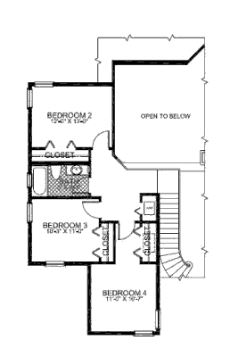 upper floor house blueprint