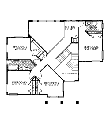 upper floor house blueprint