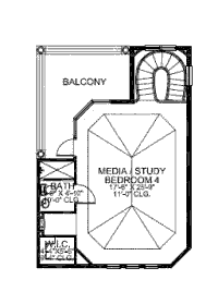 upper floor house blueprint