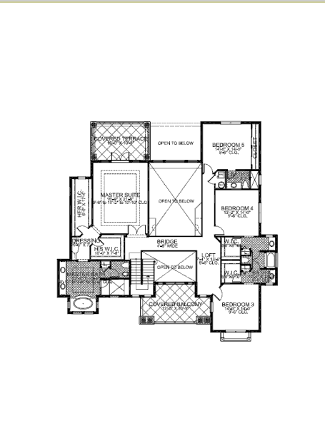 upper floor house blueprint