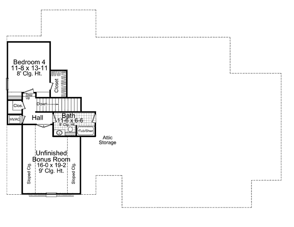 upper floor house blueprint