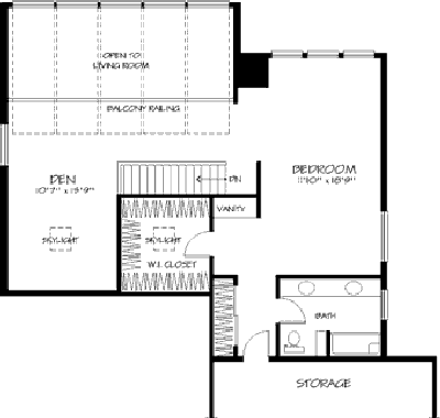 upper floor house blueprint