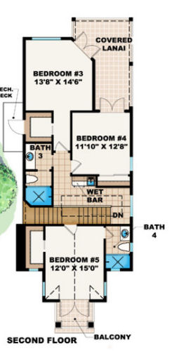 upper floor house blueprint
