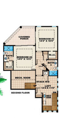 upper floor house blueprint