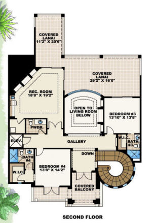 upper floor house blueprint