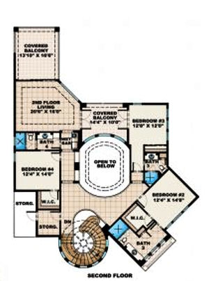upper floor house blueprint
