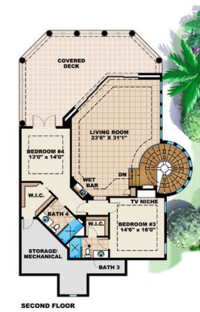 upper floor house blueprint
