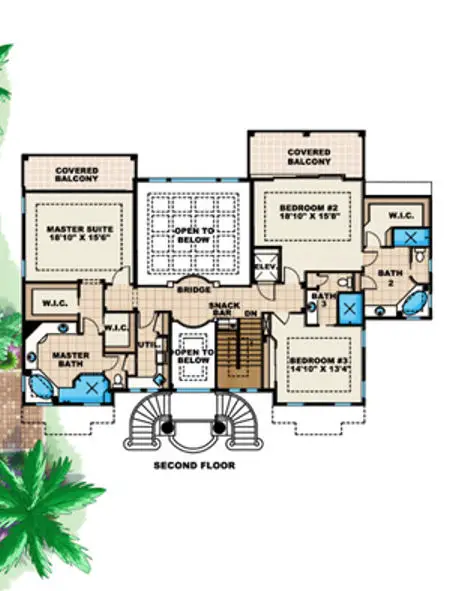 upper floor house blueprint