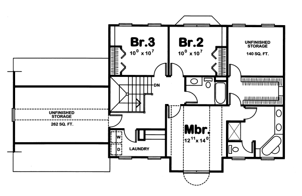 upper floor house blueprint