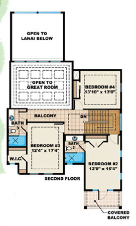 upper floor house blueprint