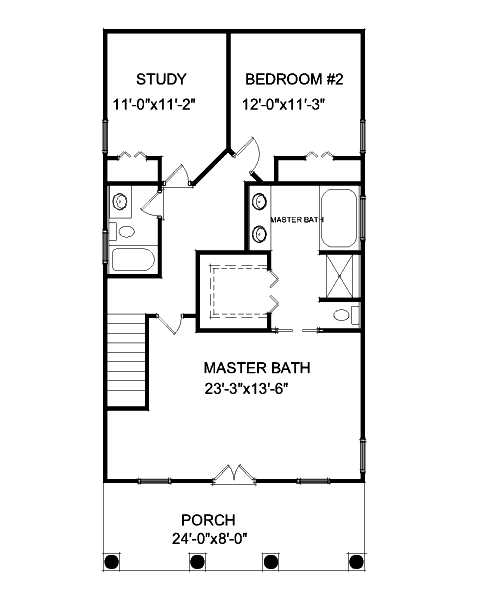 upper floor house blueprint