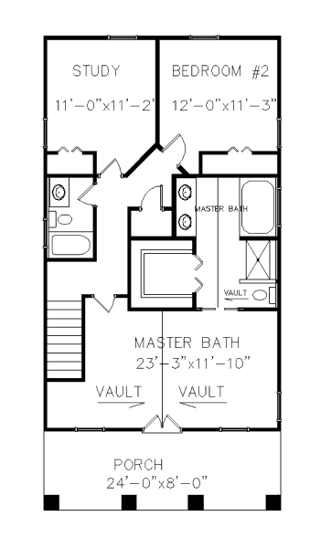 upper floor house blueprint