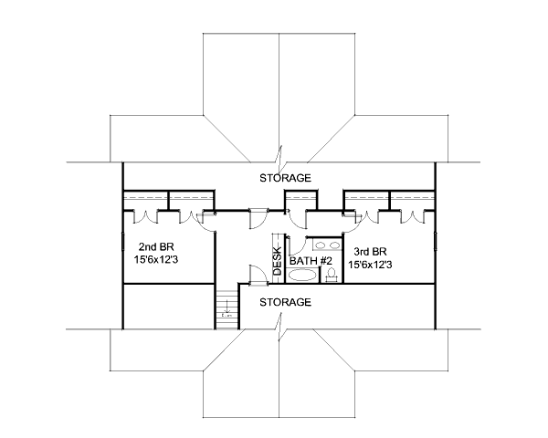 upper floor house blueprint