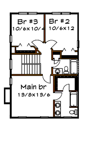 upper floor house blueprint