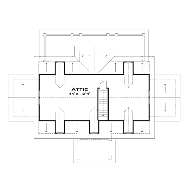 upper floor house blueprint