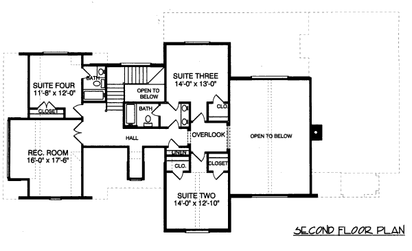 upper floor house blueprint