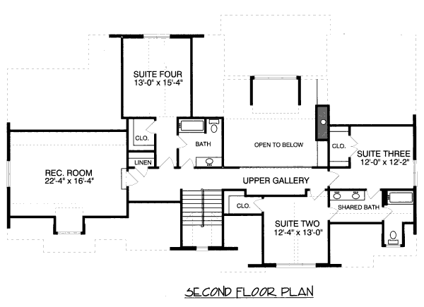 upper floor house blueprint
