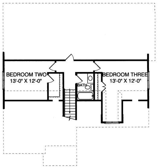 upper floor house blueprint