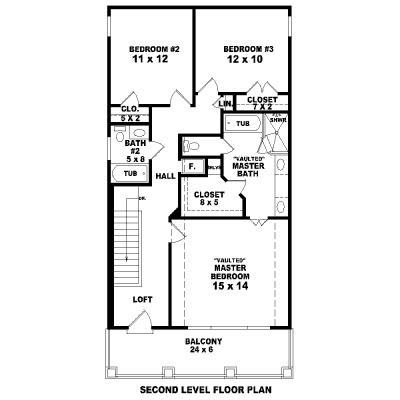 upper floor house blueprint