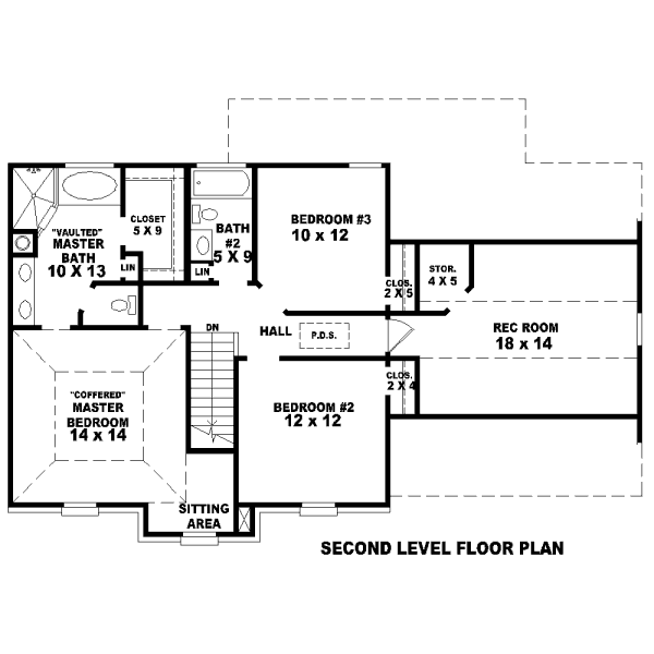 upper floor house blueprint