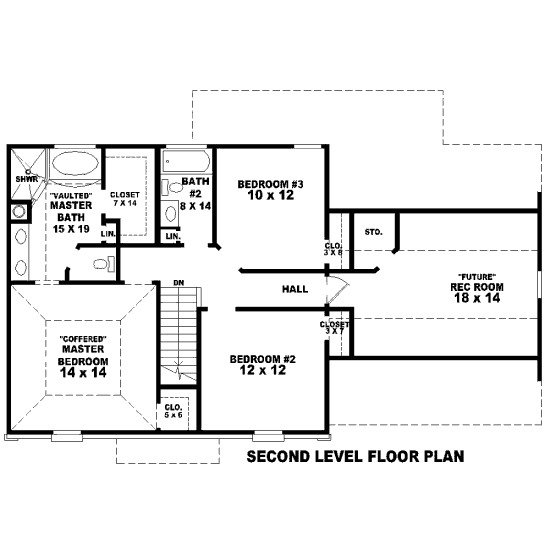 upper floor house blueprint