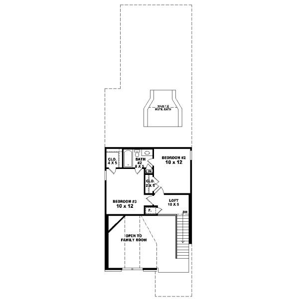 upper floor house blueprint