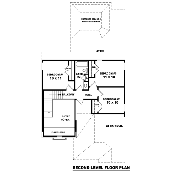 upper floor house blueprint