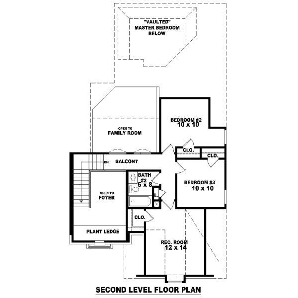 upper floor house blueprint