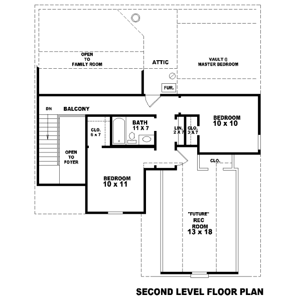 upper floor house blueprint