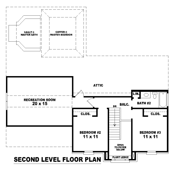 upper floor house blueprint
