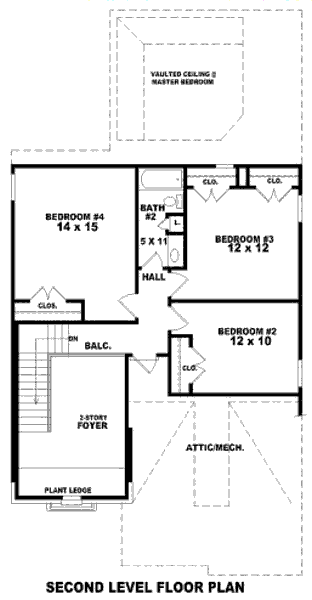 upper floor house blueprint