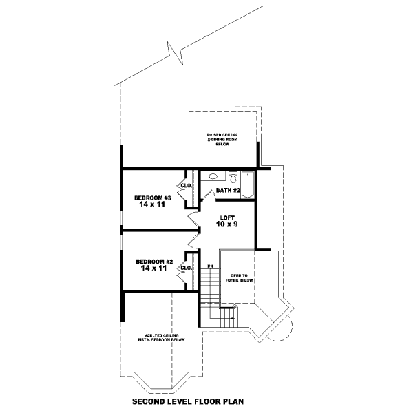 upper floor house blueprint