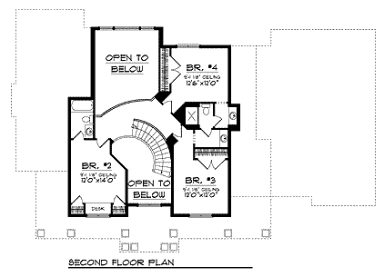 upper floor house blueprint