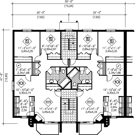 upper floor house blueprint