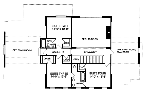 upper floor house blueprint